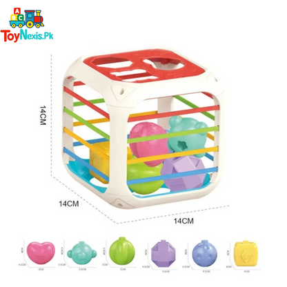 Shape Sorting Box | 2-in-1 Baby Activity Toy | Educational Learning Toy for Kids | 9+ Months