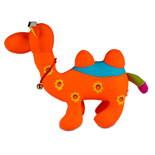 Colorful Soft Plush Camel Toy with Bell – Cuddly & Fun Desert Buddy for Kids
