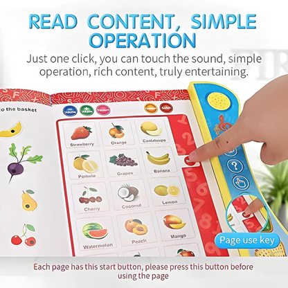 Study Book Intelligence Learning | Interactive Educational Sound Book for Kids