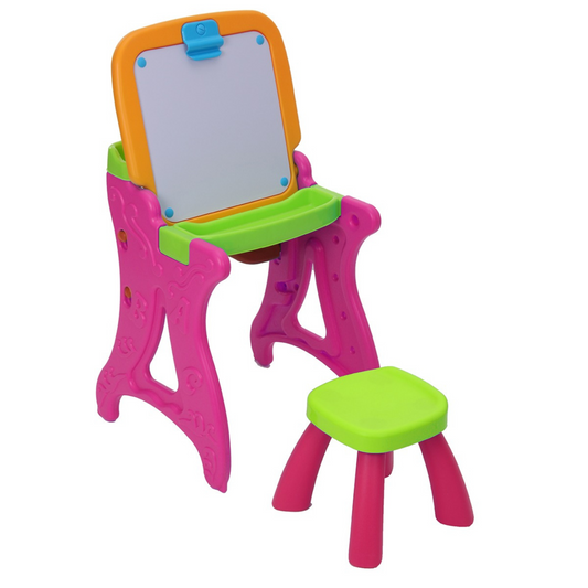 Table Painting Desk Set for Kids – 2-in-1 Drawing & Study Station