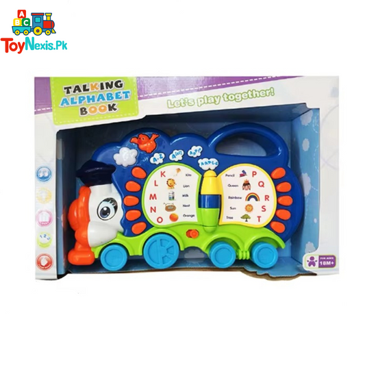 Talking Alphabet Book | Educational Train Toy for Toddlers | Age 18M+