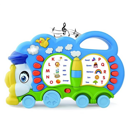 Talking Alphabet Book | Educational Train Toy for Toddlers | Age 18M+