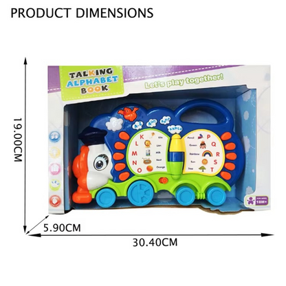 Talking Alphabet Book | Educational Train Toy for Toddlers | Age 18M+